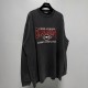 Balenciaga Spring Autumn Oversize Sweatshirt O-neck Embroider Color Black Fabric 100% Cotton Casual Style Male Famale High Quality Tops