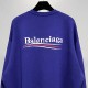 Balenciaga Autumn Winter Big Size Knitted Dress Front Back Print O-neck Color Blue Black Casual Style Male Famale High Quality Sweatshirt