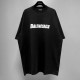 Balenciaga Summer 100% Cotton Front Fissure Print T Shirt Men Women's  Short Sleeve Tops Oversized Women Clothes 