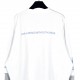 Balenciaga Spring Summer Autumn Winter Sweatshirt  Big Size O-neck World Food Program Print Color Black White Fashion Style Men Women High Quality Tops