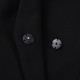 Balenciaga Autumn Winter Suit Jacket Shoulder Badge Lap Logo Color Black Concise Party Work Male High Quality Tops